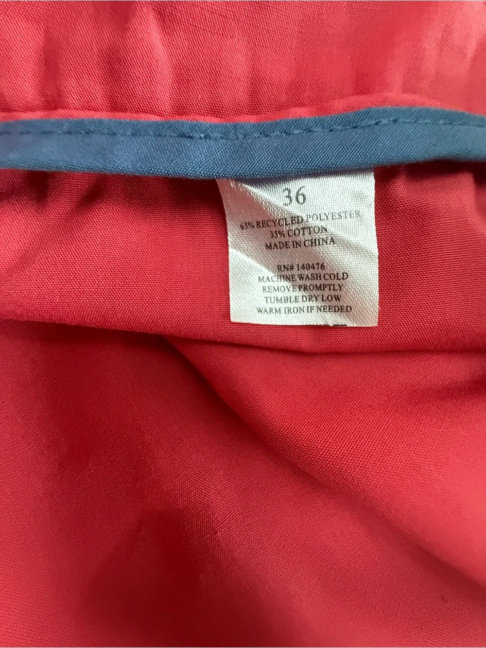 Faherty | All Day Shorts | Red | Waist 36” - 7”Inseam